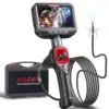 360° Joystick Articulating Borescope 6.2mm IP67 Waterproof Probe 4 Ways IPS Automotive Endoscope Inspection Camera with 6 3