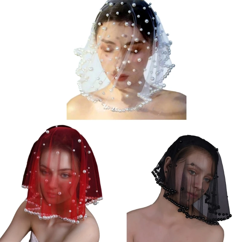 

Романтическая Фата Невесты Девушка ЖемчугСетка Головной Убор Невесты Фата Головной Убор Подружки Невесты