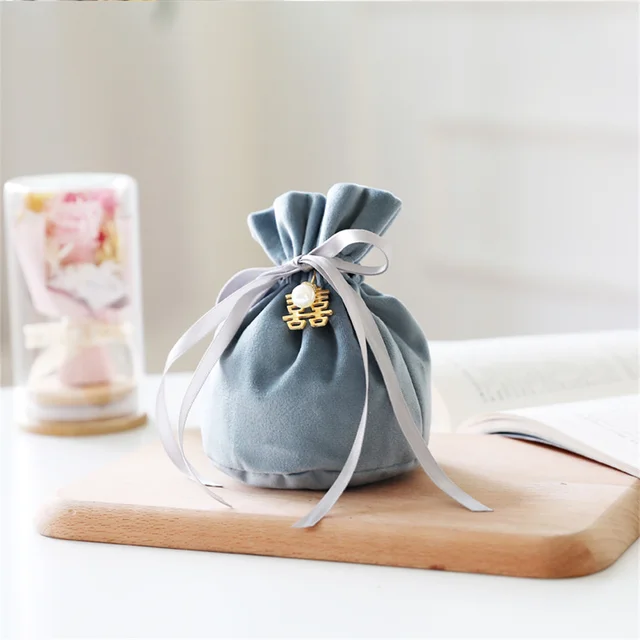 Sacchetti Velluto Per Gioielli 7x9cm - Set 38 Pezzi 19 Colori Con Coulisse - Foto 7