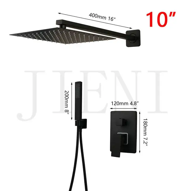 10 inch shower W