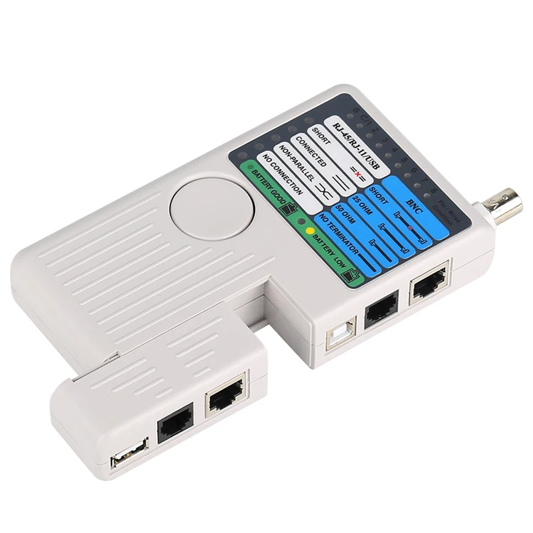 Multi-function tester four-in-one line tester telephone line network cable BNC coaxial cable USB line checker