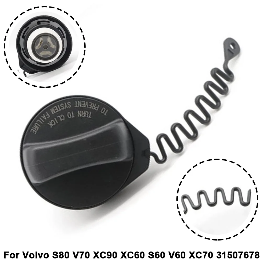 

Car Fuel Gas Cap Cover For Volvo S60 S80 V60 V70 XC60 XC70 XC90 S40 V50 C30 C70 31392044 31507678 31321925 Replacement