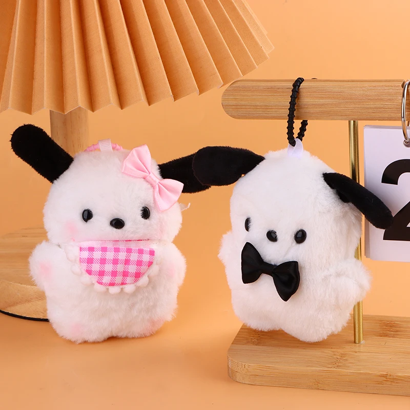 

Sanrio плюшевые игрушки кукла брелок милая Аниме Кукла кулон брелок для женщин детская игрушка плюшевые брелки для девочек подарок на день рождения