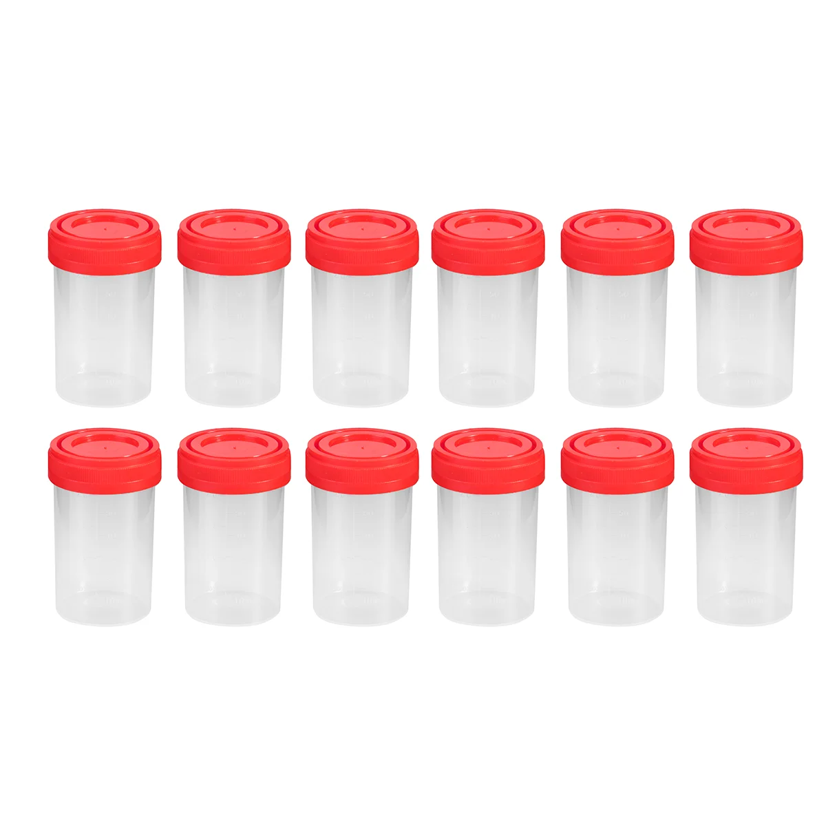 

25Pcs Specimen Cup Screw Lids Urine Sample Jar Containers Urine Collection Cup Safe Pee Stool Semen Sample Testing