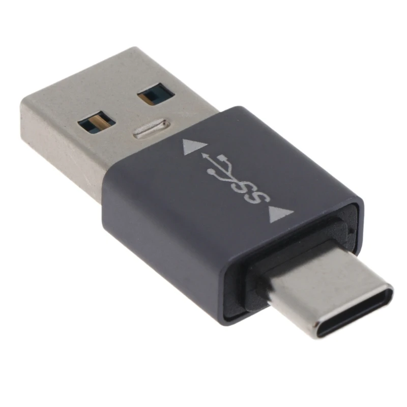 

USB Male to Type C Male Connector Converter Adapter Type-c Data Transfer 10Gbps Conversion Adaptor for Office Dropship