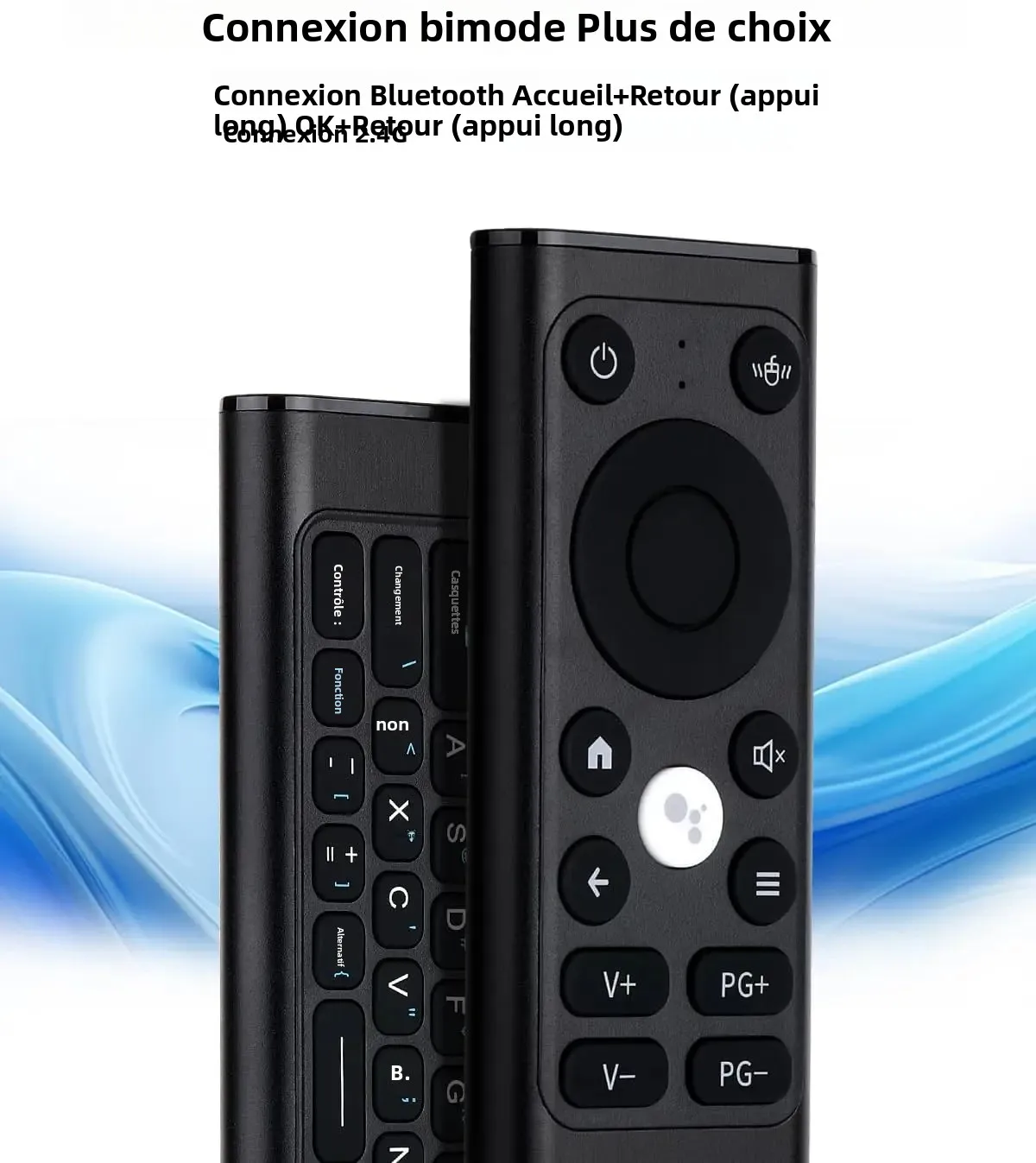 Ipazzport Wireless Keyboard With Air Mouse And Voice Control_voghion.com