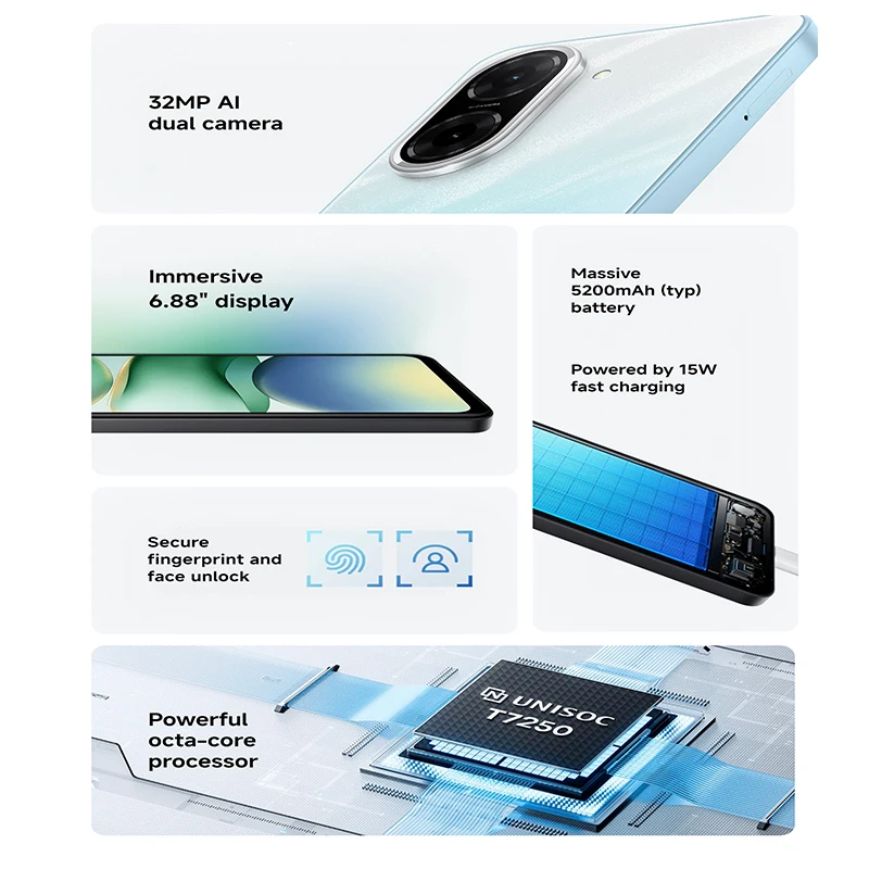 Global Version Xiaomi redmi A5 4GB 128GB Smartphone 32MP AI dual