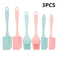 Grattoir à gâteau en Silicone, spatule antiadhésive pour crème à gâteau, cuisine, grattoir à pâtisserie, moule, brosse, outil, accessoires de cuisson 1