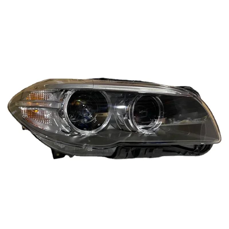 

For BMW 5 Series Headlight 2014-2016 BMW F10 Headlight Angel Eye Xenon HID Half Assembly Car Light Lamp F10 Original Headlamp