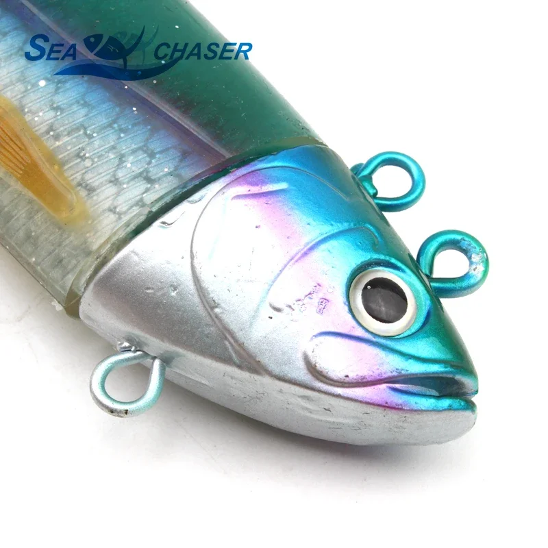 High Quality 26cm 440g overweight Big Size Simulate Fish Lure Deep Sea  Fishing Lures Artificial Soft Bait Lure Fishing
