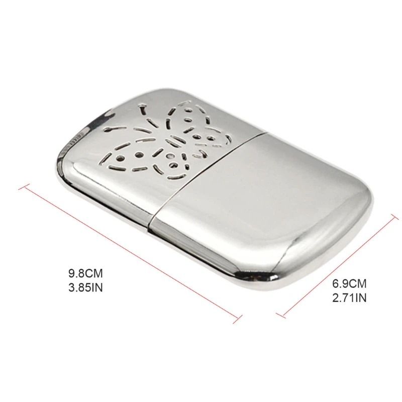 Zinc Alloy Pocket Long-life Ultralight Hand Warmer Indoor & Outdoor Small Handy Warmer Heater Handy Warmer Heater Pocket Warmer
