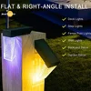 Solar Deck Lights Solar Fence Step Ligh Outdoor Waterproof  LED Lights 7Color Lighting for Powered Porch Stair Aisle Path Garder 4