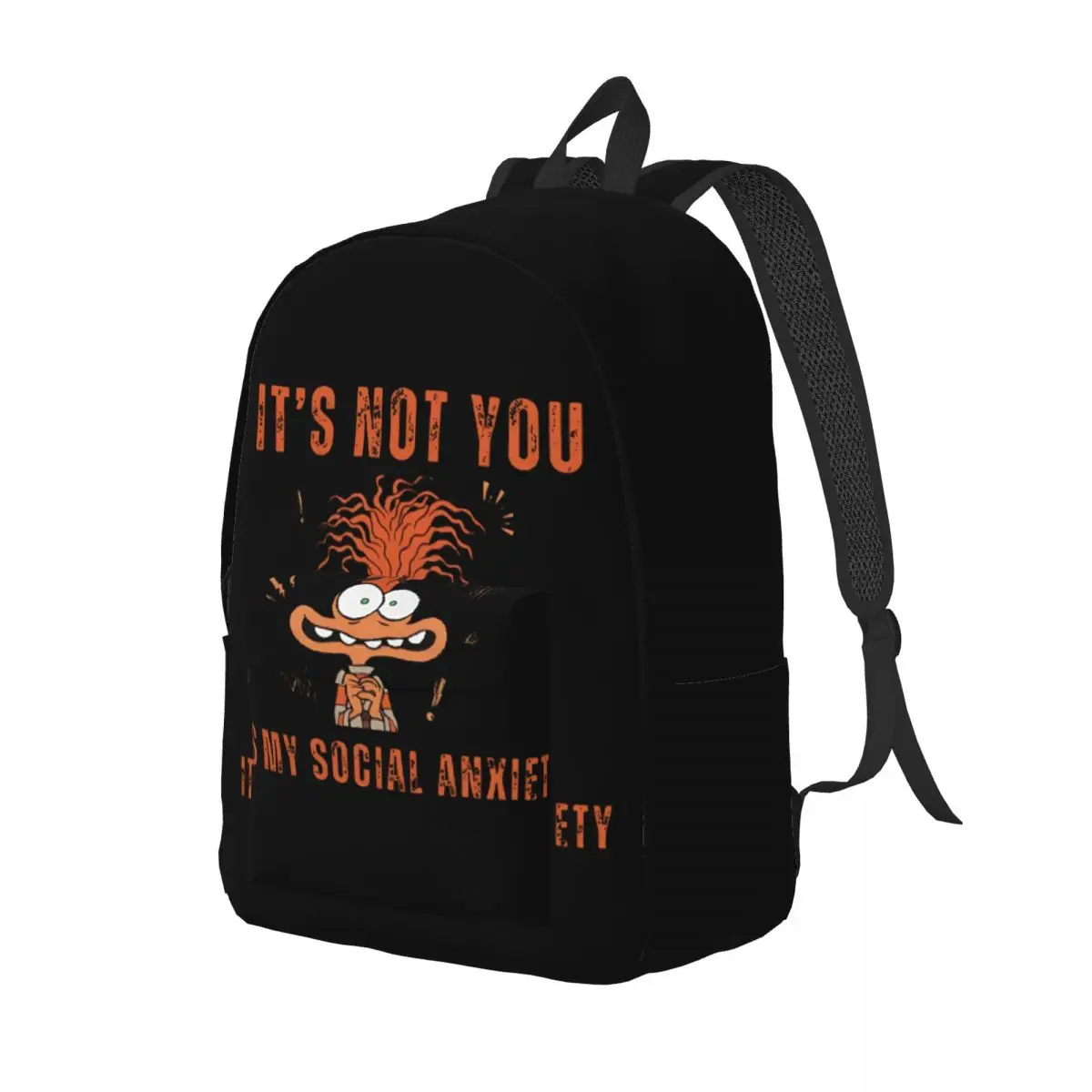 thumbnail image 1 of Anxiety Emotion Inside Out 2 Mochila Middle High College School Student 2024 Movie Bookbag Mochila para adolescentes con bolsillo, 1 of 4