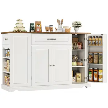 47" Kitchen Island Cart 1
