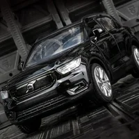 1:32 VOLVO XC40 Die Casts Electronic Collectible Model Cars Static Alloy Flashing Car Birthday Gift SUV Toys for Children 1