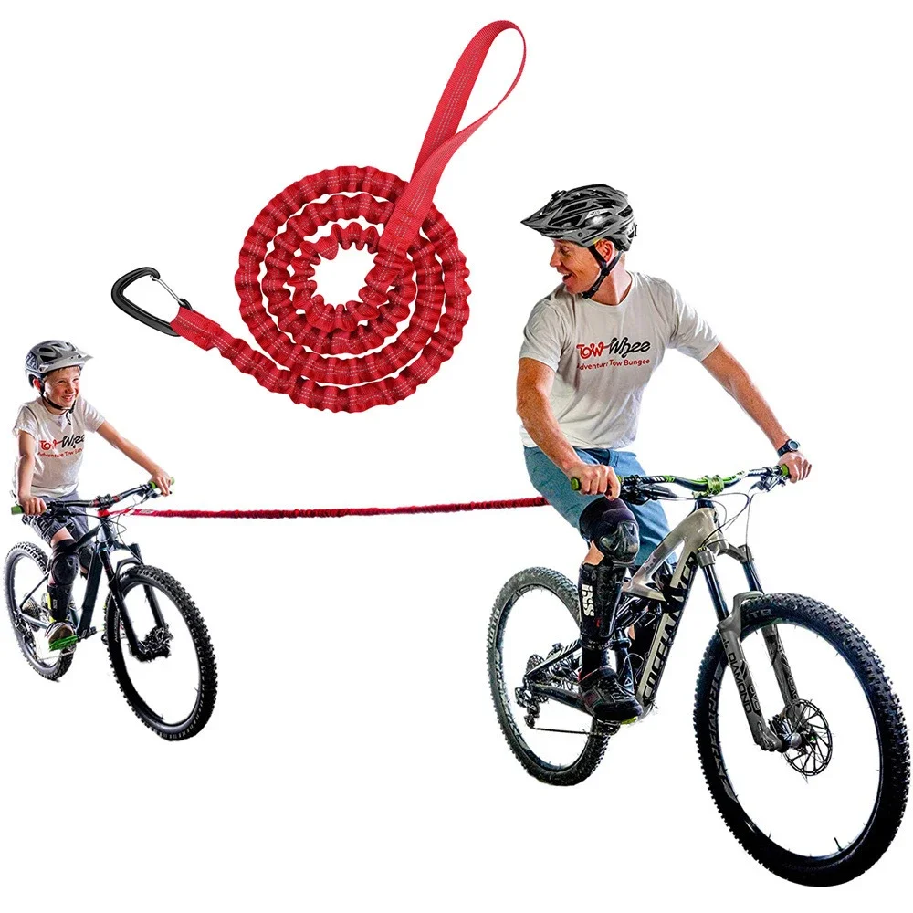 Bicycle Tow Rope Bicycle Traction Rope Mountain Bike Parent-Child Pull Convenient Trailer elastic ropes,automatic retractable rope