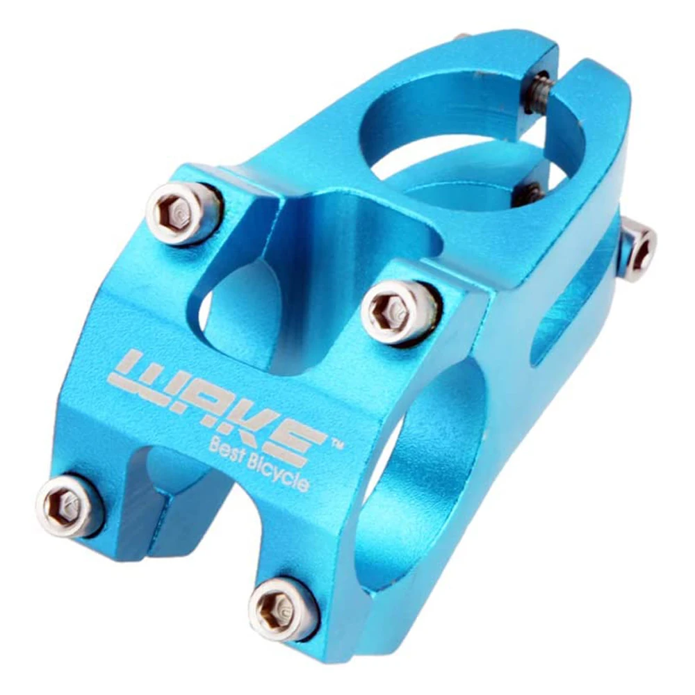 WAKE Potence VTT Potence Velo Route 31.8mm en Alliage Aluminium CNC, Potence de VéLo 45mm Courte Collier de Guidon Ultra-léger, pour Vélo de Montagne Descente BMX Cyclisme, Rouge