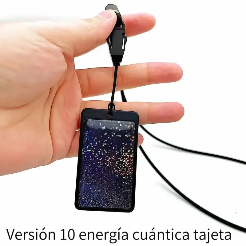 Quantum New Me Card Terahertz Energy Chip Card With Bag Iones Cord Nume Now V10 Little Charms Quantica V9.0