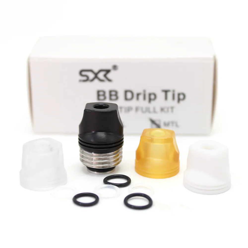 

Sxk BB NEO DL/MTL Drip Tip for Billet Box Mod Kit Mods Ss316+Pom+Pet+Pmma+Ultem Sxk BB Drip Tip N-tip FULL KIT by Ennequadro