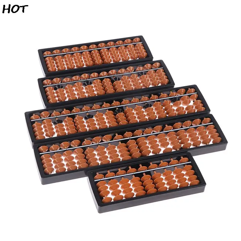 17 Digit Rods Standard Abacus Soroban Calculator Counting Tool Mathematics Beginners Caculating Toys Wooden Abacus