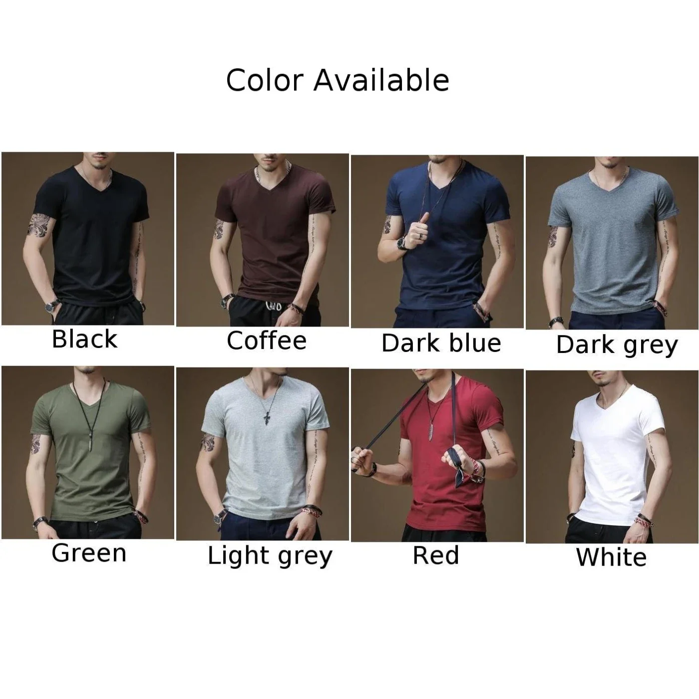 Solid Color Fitness T-Shirt men Short Sleeve Tops Black Dark Blue Grey Light Grey Workout Tees Manga corta