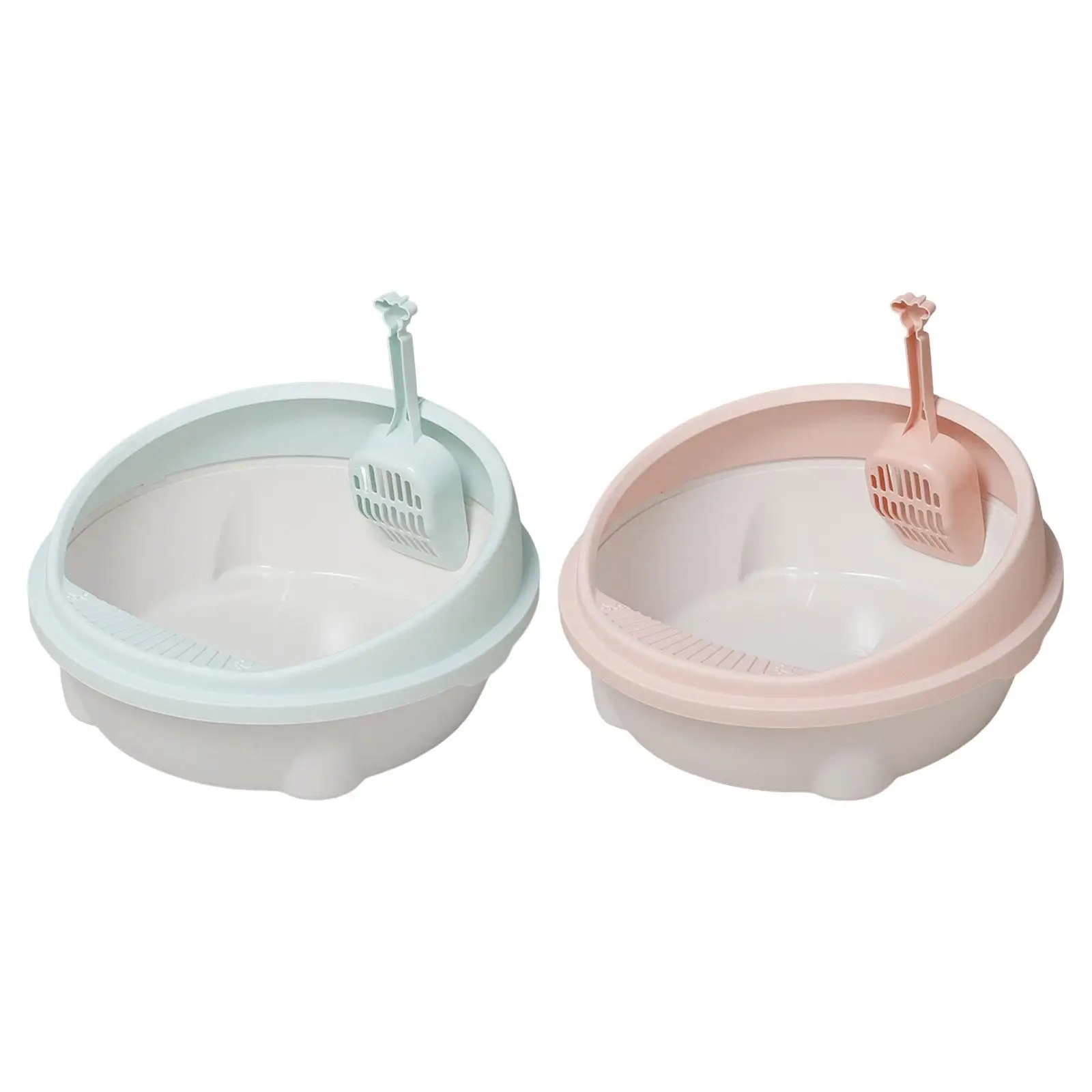 고양이 쓰레기통, 실내 고양이 변기, 오픈 탑, 애완 동물 쓰레기통