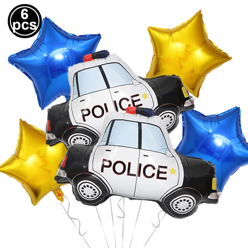 Polizei-Geburtstagsparty-Dekoration, Polizei-Themen-Kuchenaufsatz, alles Gute zum Geburtstag, Kuchendekoration, Babyparty, Polizei, Ruhestand, Partyzubehör – Detail 2