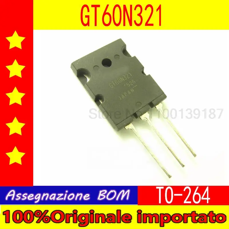 

10 шт./лот GT60N321 TO-264 высокомощный IGBT трубчатый микроволновый транзистор 60 А 1000 в