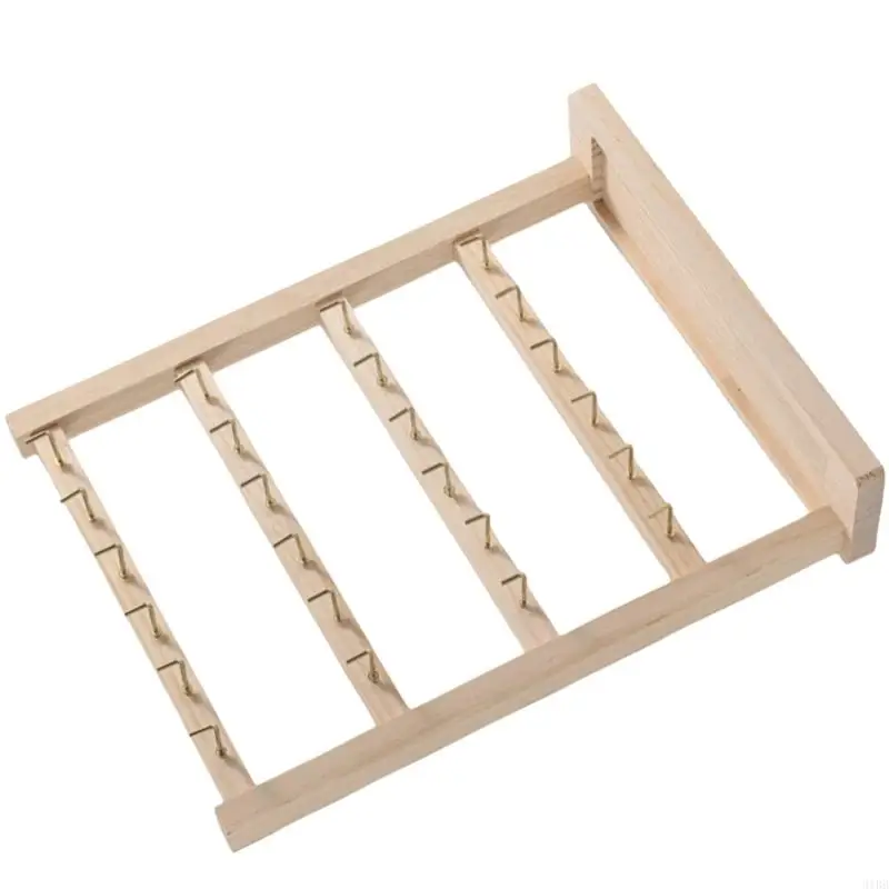 652F Compact Keychain Display Holder Space Efficient Keychain Display Stand Hodler Rack for Clutter Organization