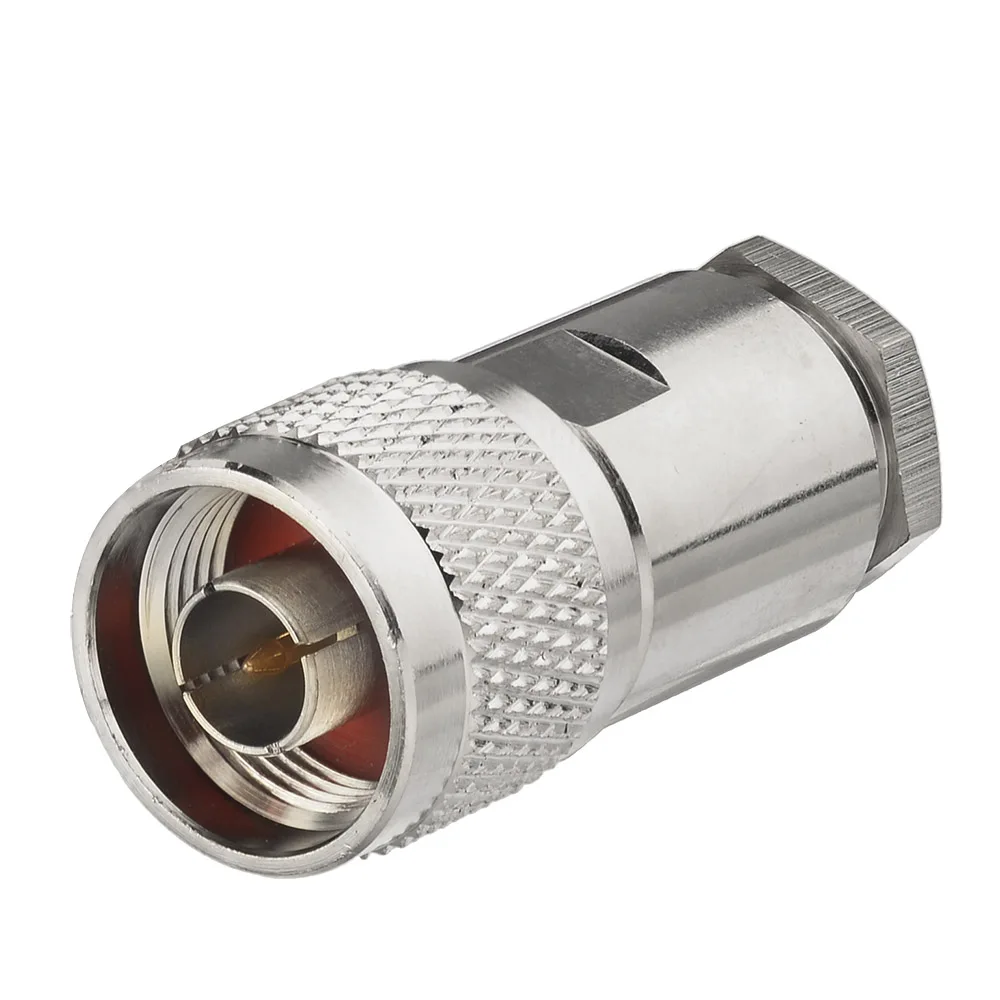 Male Solder RF Coaxial Connector for RG214 Cable