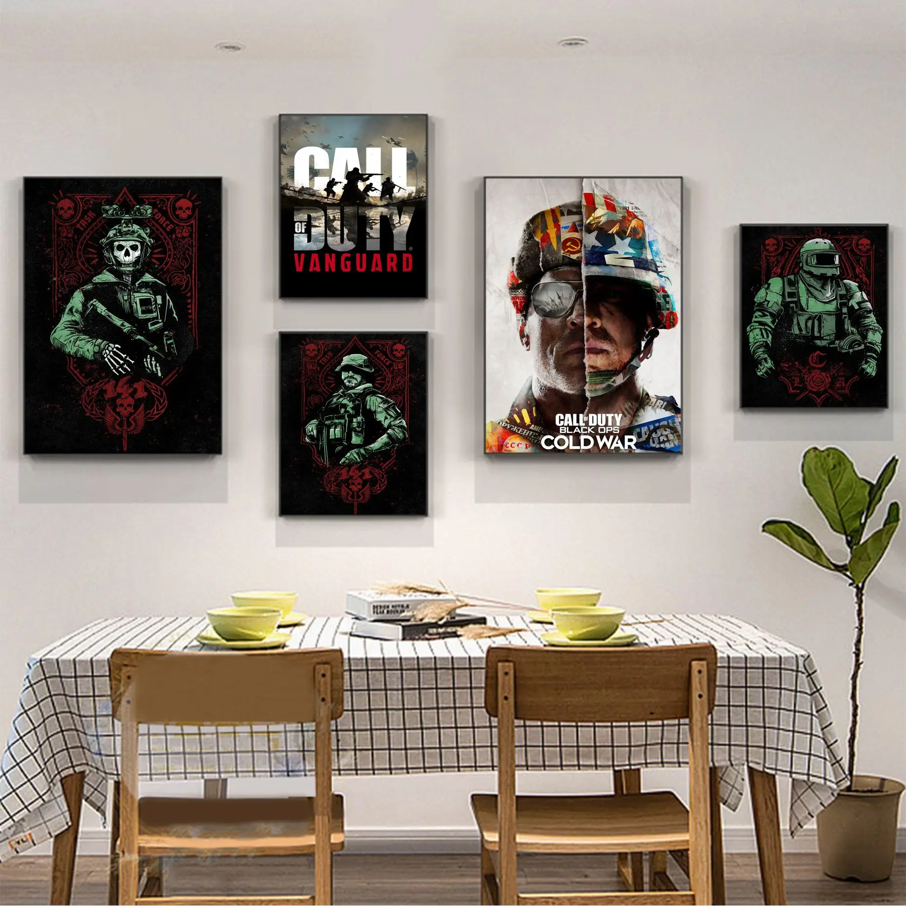 Call Of Duty Modern Warfare2 Mw Ps Game Autoadesivo Art Poster Adesivo Di Carta Impermeabile Coffee House Bar Pittura Estetica