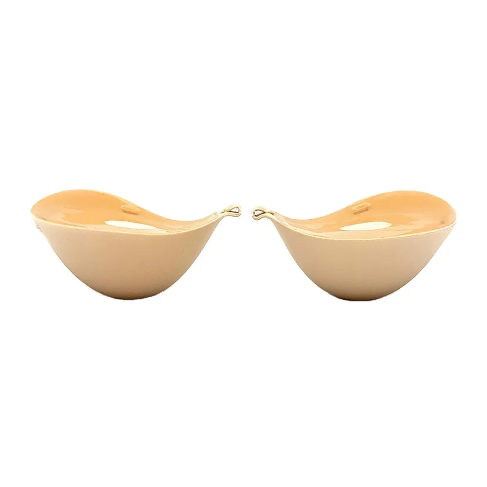 Thickened Breast Patch 5CM Thick Invisible Bra Flat Silicone Breast Patch for Bride's Wedding Dress Breast Patch