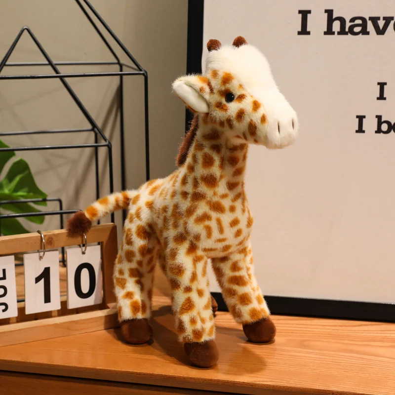 25cm 35cm Giraffe Doll Simulation Soft Plush Toys Soft Animal Doll Stuffed Sleeping Doll Pillow Toy Boys Girls Birthday Gift