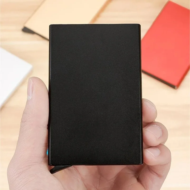 Sleek RFID Blocking Pop-up Aluminum Card Holder Wallet