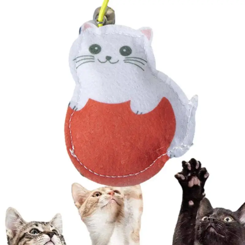 

Interactive Cat Toy Retractable Toy With Elastic Rope Cat Jump Exercise Indoor Feather Cat Toys Amazing Gift Pet Supplie Product