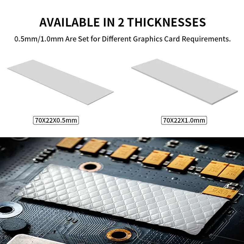 teucer ssd almofada térmica cpu placa gráfica dissipador de calor placa placa placa de dissipação de calor placa de silicone para ssd