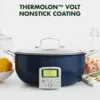 Essential Smart Electric 6QT Skillet Pot, Presets to Sear Saute Stir-Fry and Cook Rice, Healthy Ceramic Nonstick and Dishwasher 2