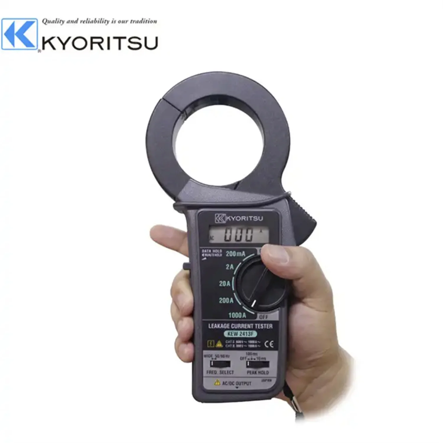 Kyoritsu 2413F/2431/2432/2433/2434/ Leakage Clamp Meters Digital Clamp