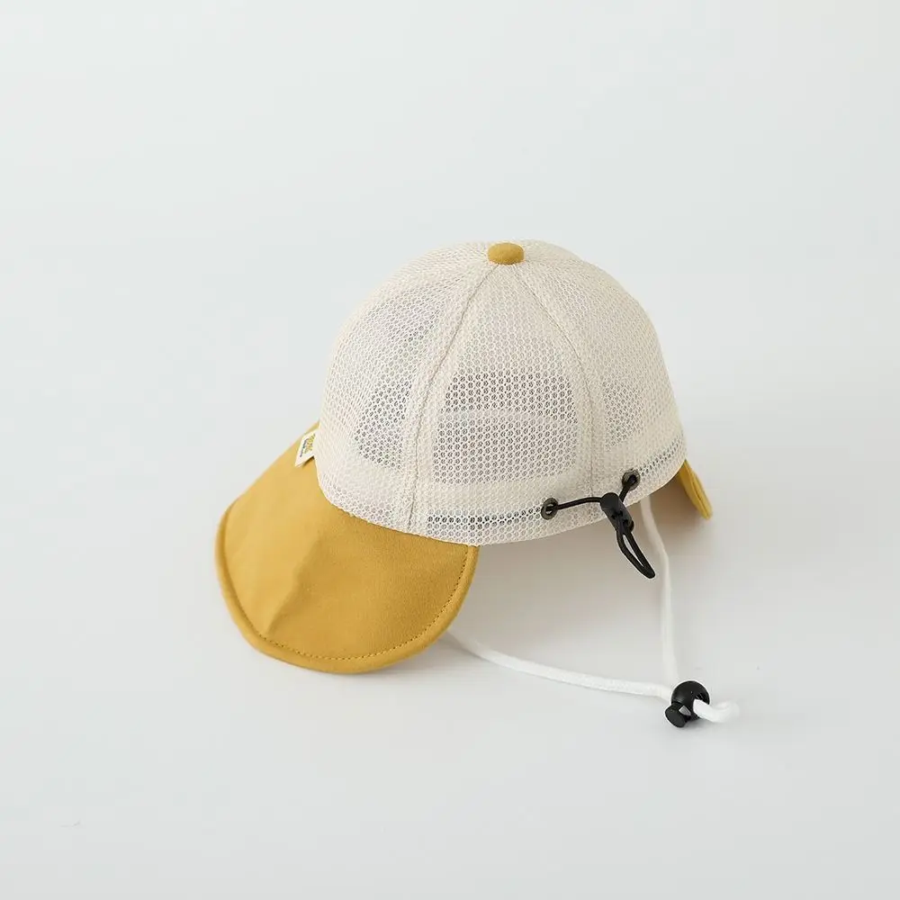 Cute Summer Baby Bear Bucket Cap Mesh Breathable Children Fisherman Cap Anti UV Quick-dry Outdoor Sun Hat