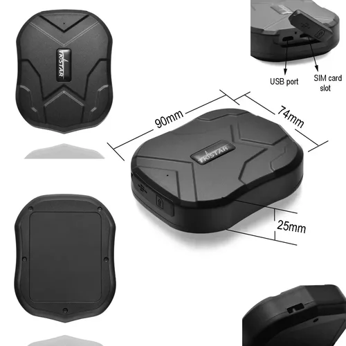 긴 대기 차량 추적 GPS 추적기, GPRS 포지셔닝 실시간 모니터, 마그네틱 프리 앱 웹, 4G TKSTAR TK905, 5000mah 4