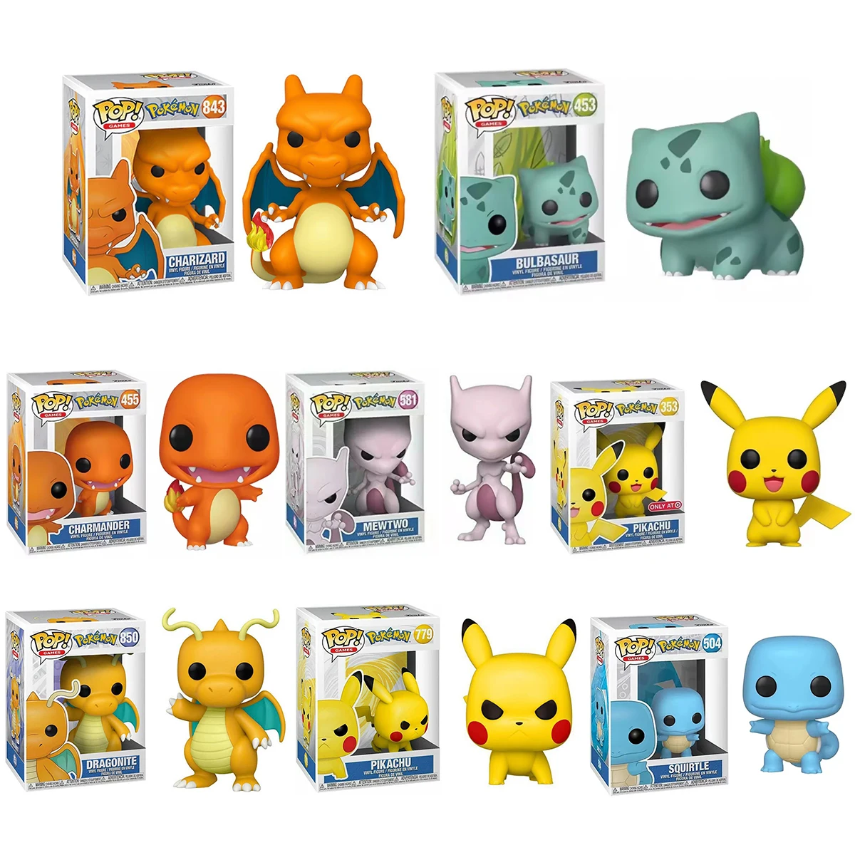 Funko POP! Games - Pokémon 504 - Carapuce Silver 25 Ans 