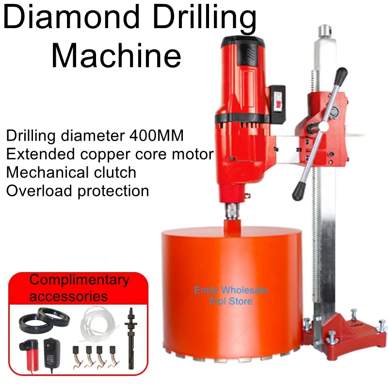 JLS-405 diamond water drilling rig high power drilling hole drilling machine engineering drilling machine concrete opening