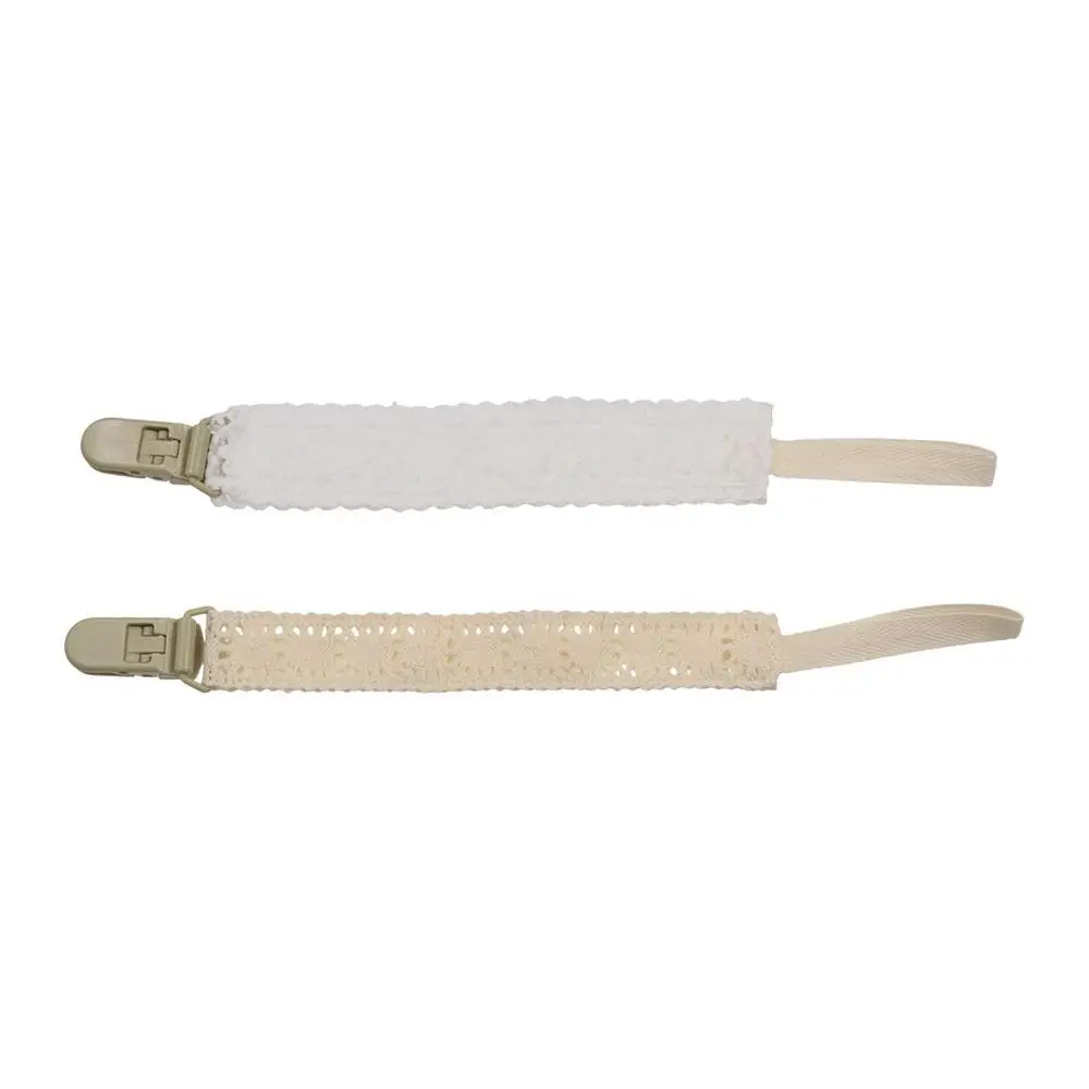 Lace Baby Cloth Pacifier Chain Adjustable Floral Soother Holder Teether Toys Straps Dummy Clips Nipple Holder Clips Toddler