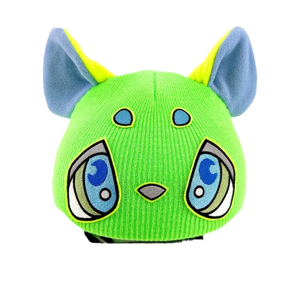 Original New Fantasy Animal Fluorescent Ski Helmet Cover Cartoon Outdoor Half Helmet Decorative Hat Cover