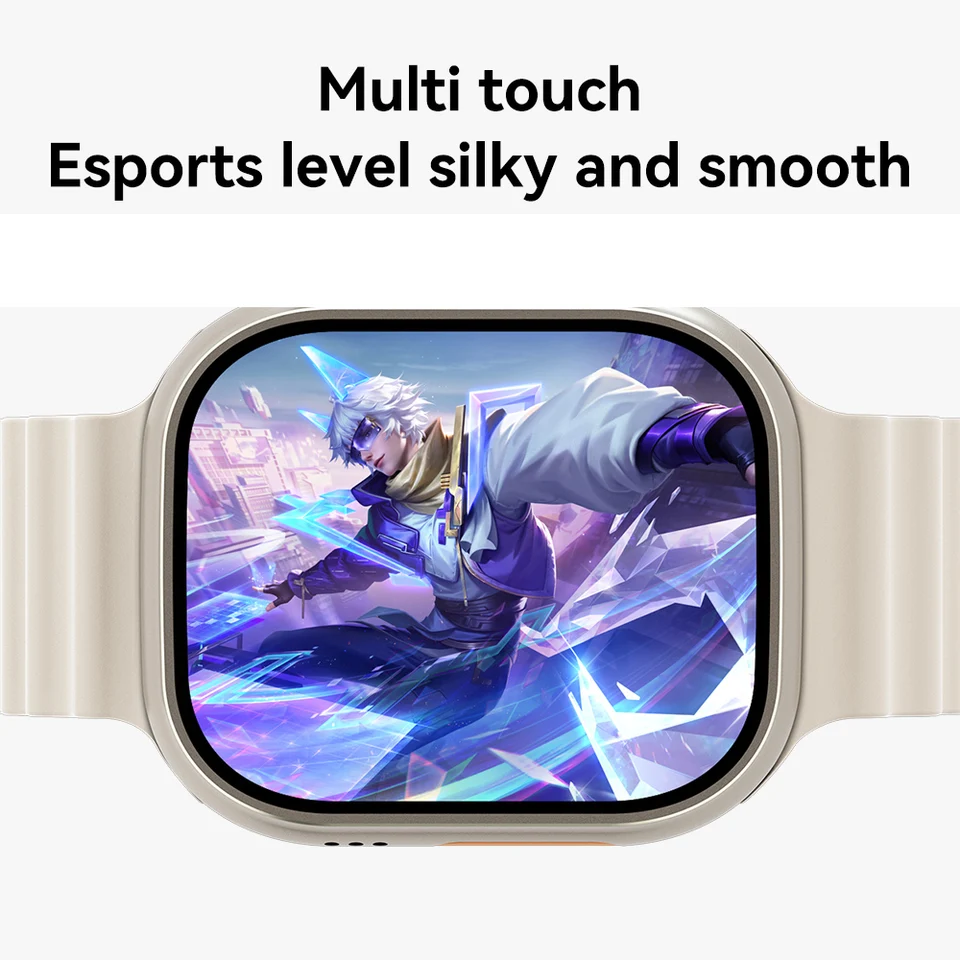 Microwear U ltra Ai 3 ����Ʈ ��ġ 5G 4G 2 + 16 GB AMOLED �� �ٿ�ε�, ChatGPT NFC 49mm GPS �������� ī�޶�, SIM ī�� ��ȭ ����Ʈ��ġ