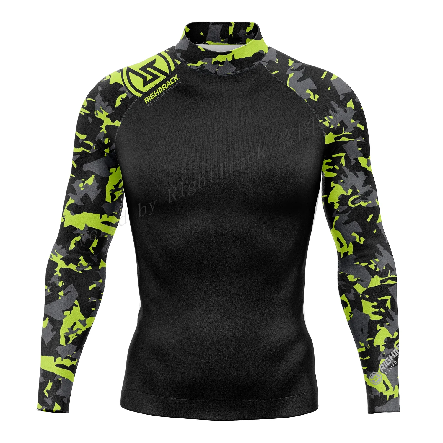 RT Rashguard Camouflage Long Sleeve Surfing Shirt UV Protection Swimwear UPF Summer Lycra Sunscreen Beachwear men rashguard