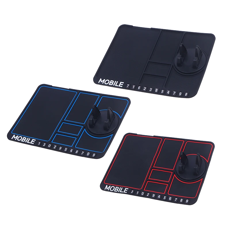 360 Degree Rotating Navigation Bracket Car Dashboard Storage Pad Multifunctional Anti-Slip Mat Phone Holder