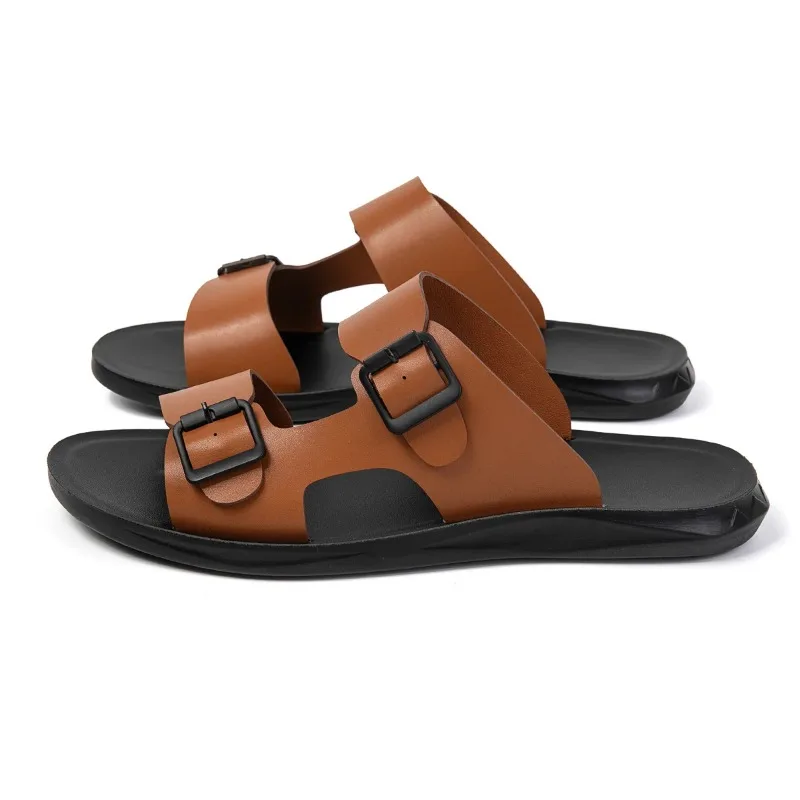Daily new men's slippers bathroom outdoor casual sandals non-slip and wear-resistant lightweight men's cool slippers