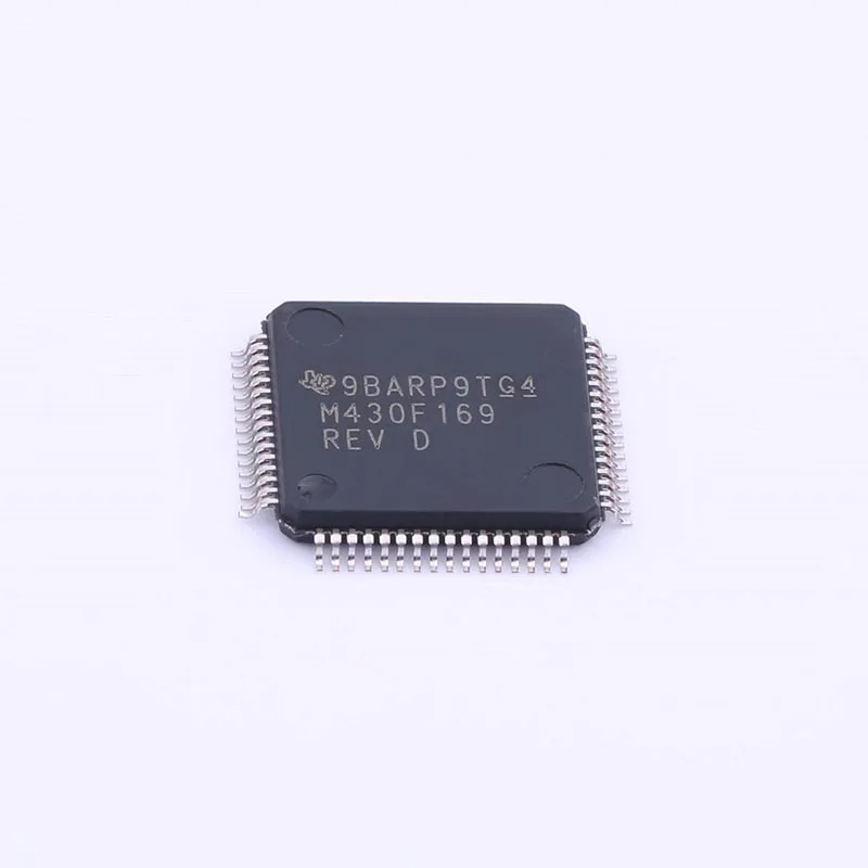 

MSP430F169IPM Integrated circuit, processor, microcontroller-MCU 16BIT 60KB FLASH 2KB RAM 12-BIT ADC/Dual DAC LQFP-64