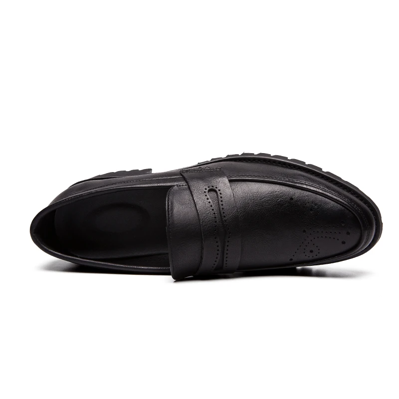 Black Penny Loafers Men Formal Shoes 2023 Designer Elevator Shoes for Men  Designer Shoes Men High Quality Zapatillas De Hombre - AliExpress
